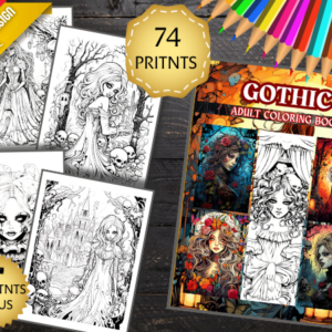 Gothic coloring pages