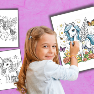 Unicorn Coloring Pages (+5y) - Image 4