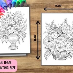 Window boxes coloring pages - Image 5