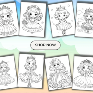 Princess Coloring Pages - Image 6