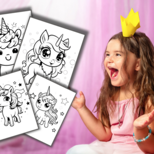 Unicorn Coloring Pages (2 to 4 years) - Image 8