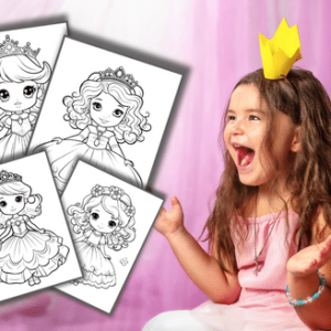 Princess Coloring Pages - Image 7